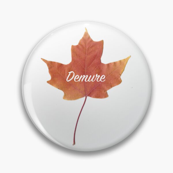 Item preview, Demure Fall Orange Maple Leaf designed and sold by peacefulpanini.