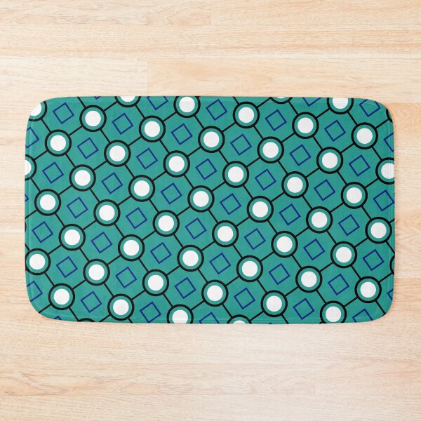 Item preview, Colorful Geometric Sequenced Grid Pattern Repeating Design designed and sold by EvergreenMotifs.