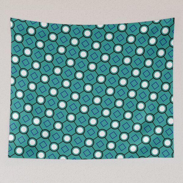 Item preview, Colorful Geometric Sequenced Grid Pattern Repeating Design designed and sold by EvergreenMotifs.