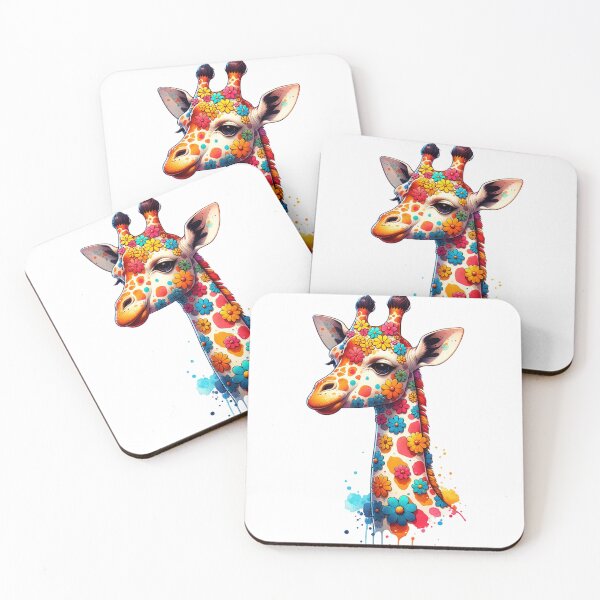 Aperçu de l'œuvre Girafe aquarelle créée et vendue par Dago345.