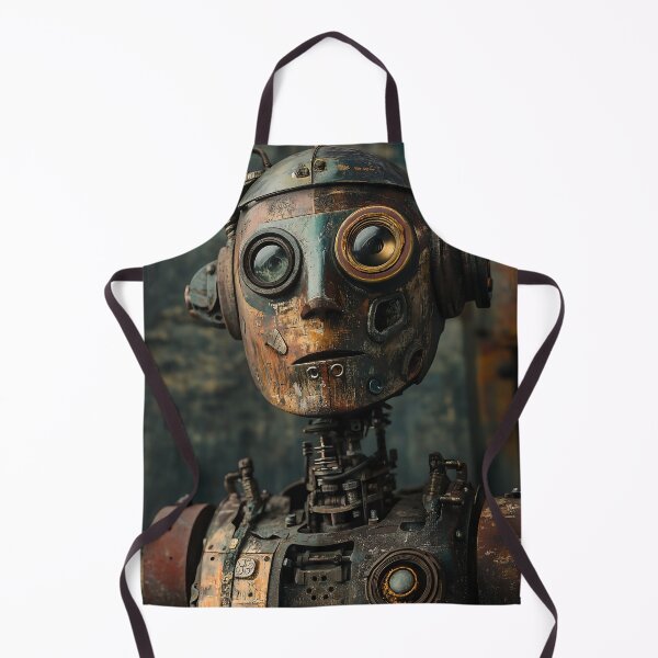Item preview, Vintage Rusty Robot with a Weathered Soul designed and sold by Juuskus.