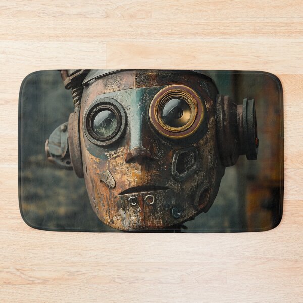 Item preview, Vintage Rusty Robot with a Weathered Soul designed and sold by Juuskus.