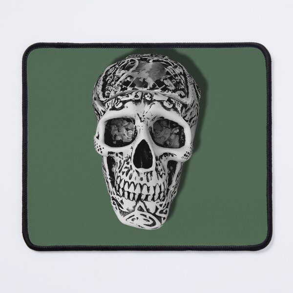 Item preview, Carved skull designed and sold by Doodle Mind Journeys.