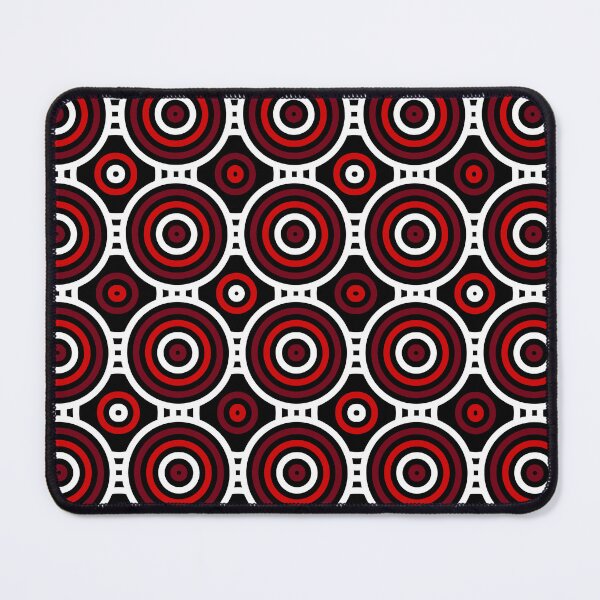 Item preview, Geometric Rings Circles Bullseye Target Grid Pattern Geometry designed and sold by EvergreenMotifs.