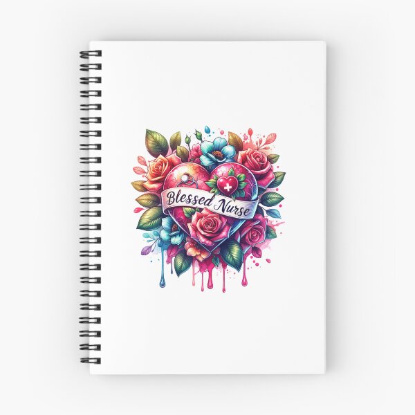 Item preview, Blooming Heart – Blessed Nurse Floral Art designed and sold by artedigital99.