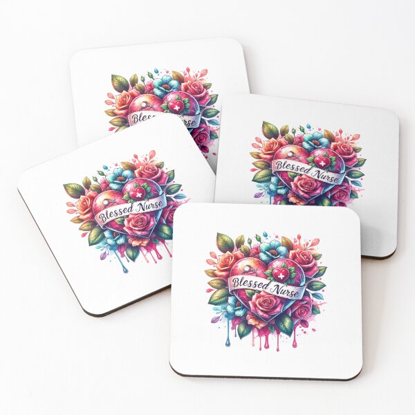 Item preview, Blooming Heart – Blessed Nurse Floral Art designed and sold by artedigital99.