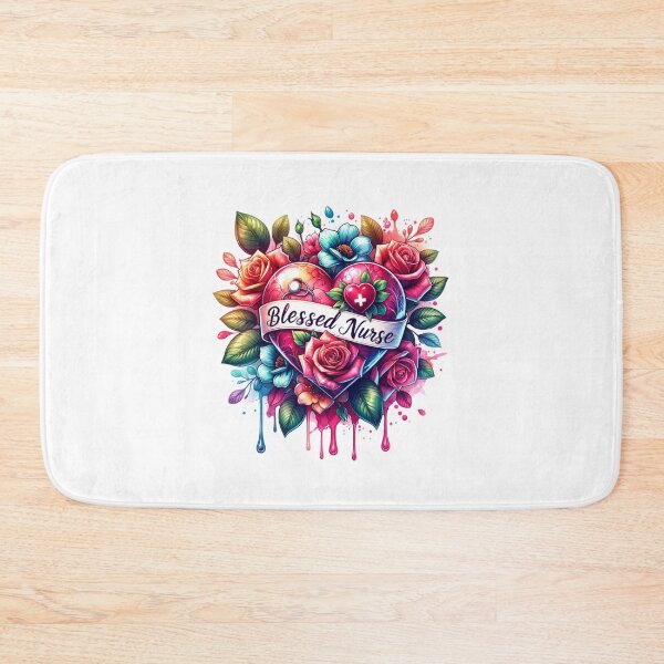 Item preview, Blooming Heart – Blessed Nurse Floral Art designed and sold by artedigital99.