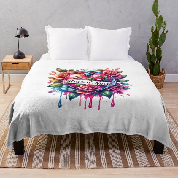 Item preview, Blooming Heart – Blessed Nurse Floral Art designed and sold by artedigital99.