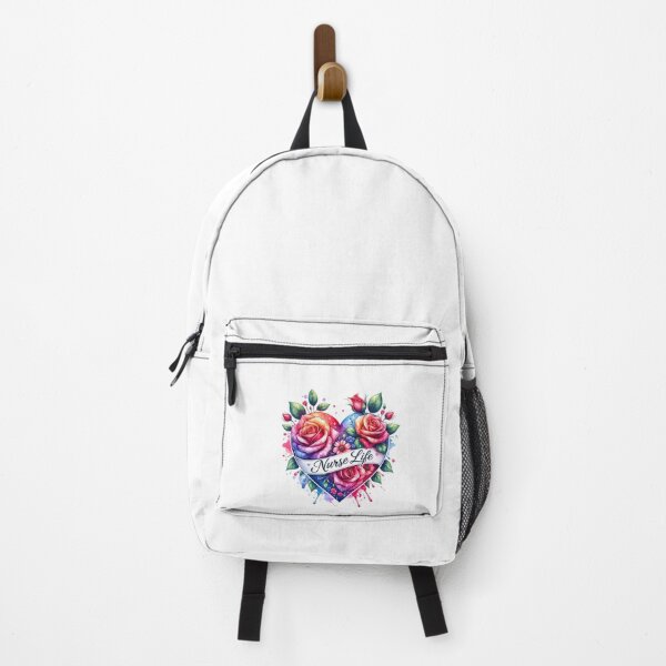 Item preview, "Floral Embrace – Blessed Nurse Heart Design" designed and sold by artedigital99.
