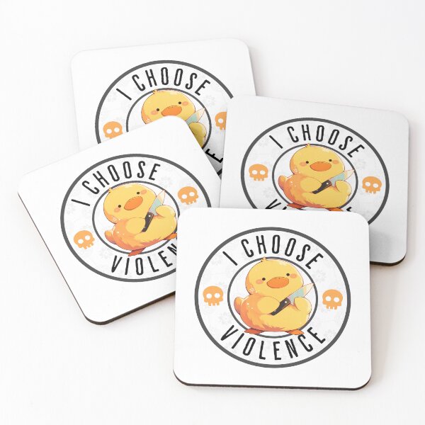 Item preview, I Choose Violence Funny Duck designed and sold by KalicoDesignUS.
