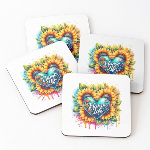 Item preview, Floral Embrace – Blessed Nurse Heart Design designed and sold by artedigital99.
