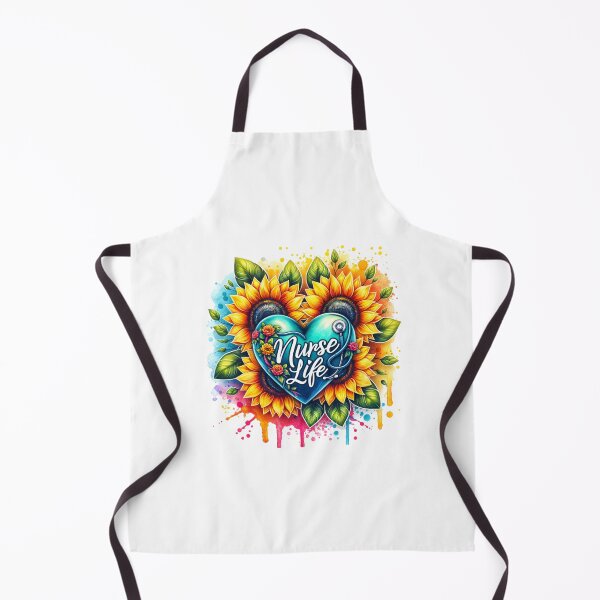 Item preview, Floral Embrace – Blessed Nurse Heart Design designed and sold by artedigital99.