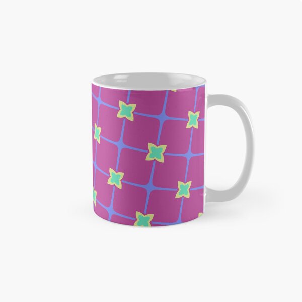 Item preview, Floral Star Grid Pattern Morocco Theme Flower Lattice designed and sold by EvergreenMotifs.