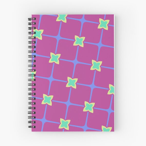 Item preview, Floral Star Grid Pattern Morocco Theme Flower Lattice designed and sold by EvergreenMotifs.