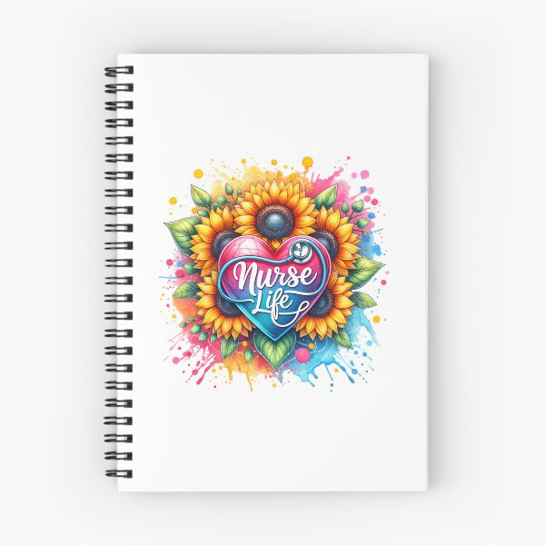 Item preview, Floral Embrace – Blessed Nurse Heart Design designed and sold by artedigital99.