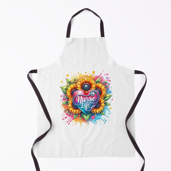 Item preview, Floral Embrace – Blessed Nurse Heart Design designed and sold by artedigital99.