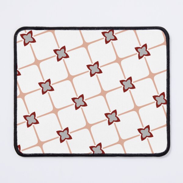 Item preview, Floral Star Grid Pattern Morocco Theme Flower Lattice designed and sold by EvergreenMotifs.