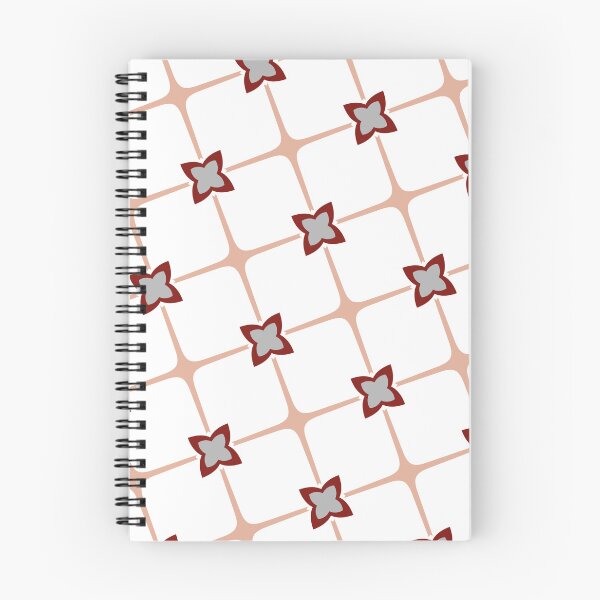 Item preview, Floral Star Grid Pattern Morocco Theme Flower Lattice designed and sold by EvergreenMotifs.