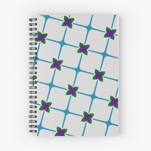 Item preview, Floral Star Grid Pattern Morocco Theme Flower Lattice designed and sold by EvergreenMotifs.
