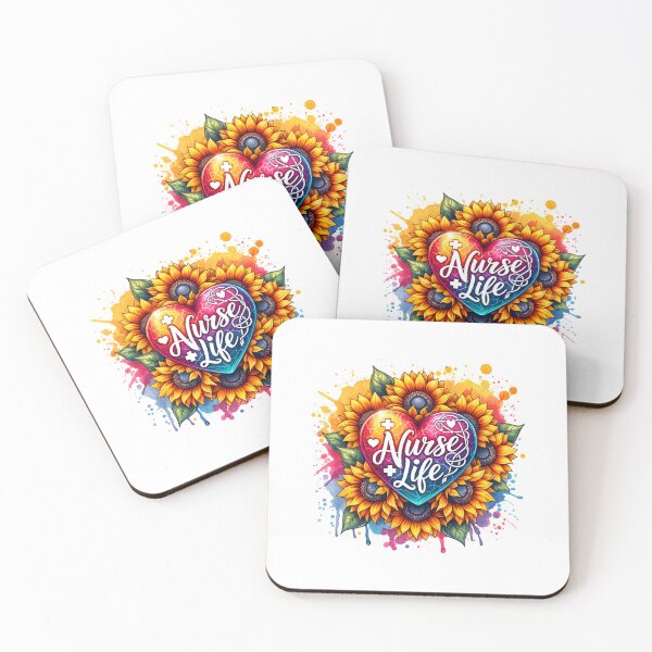Item preview, "Nurse’s Heart – Blossoms of Care" designed and sold by artedigital99.