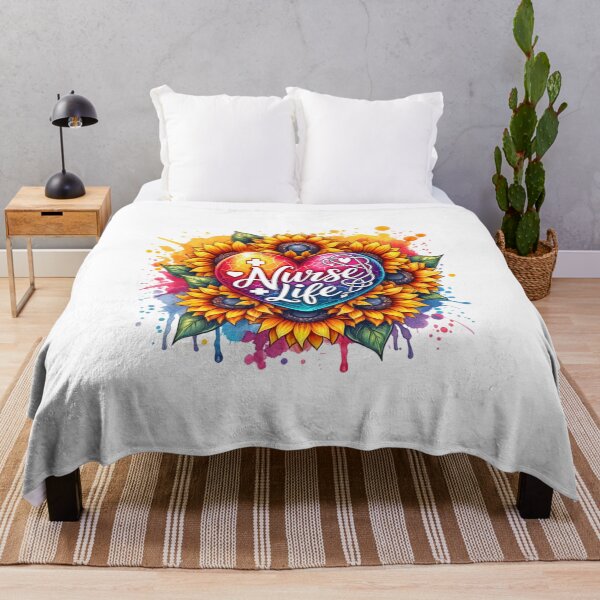 Item preview, "Nurse’s Heart – Blossoms of Care" designed and sold by artedigital99.