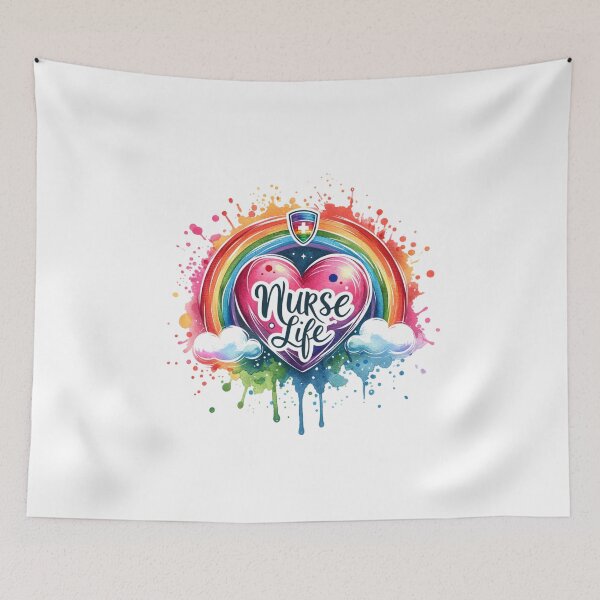 Item preview, Nurse’s Heart – Blossoms of Care designed and sold by artedigital99.