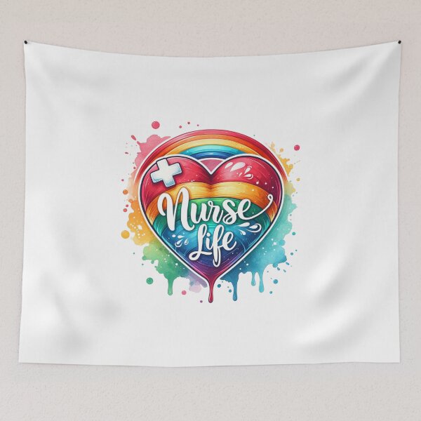 Item preview, Nurse’s Heart – Blossoms of Care designed and sold by artedigital99.