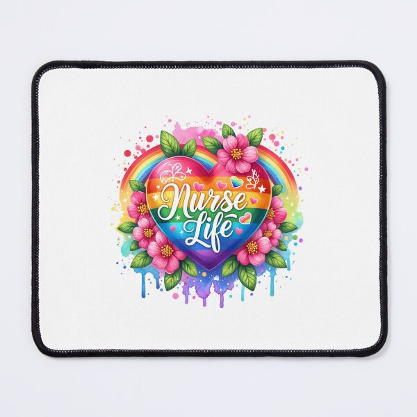 Item preview, "Floral Heart of a Nurse" designed and sold by artedigital99.