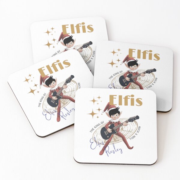 Item preview, Elfis Presley the king of rock and roll. Naughty Christmas elf. designed and sold by Invisible-Cult.