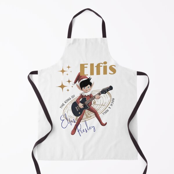 Item preview, Elfis Presley el rey del rock and roll. Elfo navideño travieso. designed and sold by Invisible-Cult.