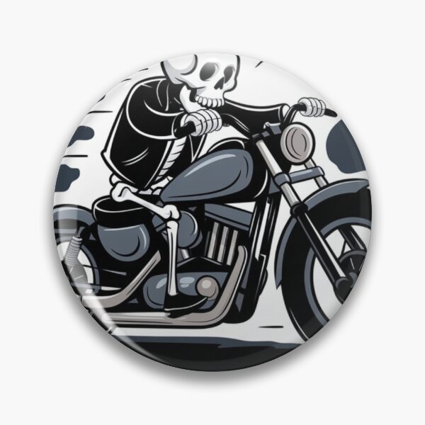 Item preview, Moto Freak: Live Free, Ride Hard Skeleton designed and sold by StyleSwitch.