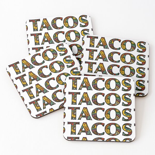 Item preview, TACOS zentangle designed and sold by Lintangled.