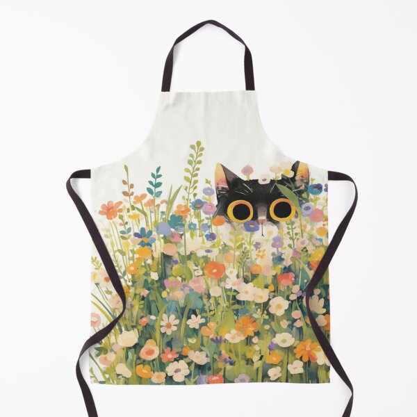 Item preview, Kitty hiding in the flowers designed and sold by MendaciousMina.