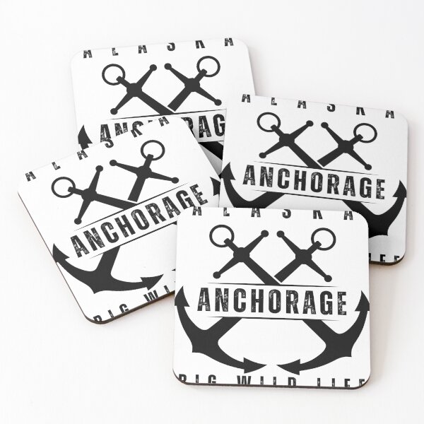 Item preview, Alaska Anchorage Big wild life | black font designed and sold by GediaPrints.