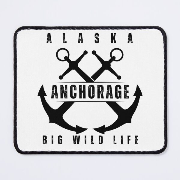 Item preview, Alaska Anchorage Big wild life | black font designed and sold by GediaPrints.