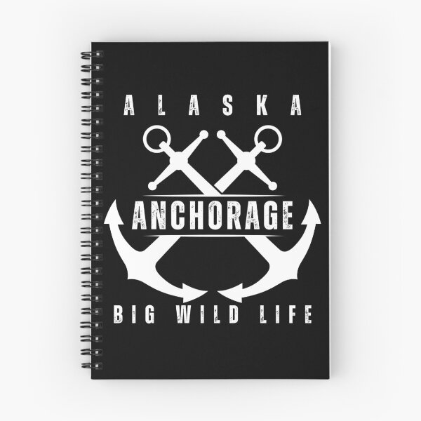 Item preview, Alaska Anchorage Big wild life | white font designed and sold by GediaPrints.