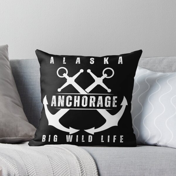 Item preview, Alaska Anchorage Big wild life | white font designed and sold by GediaPrints.