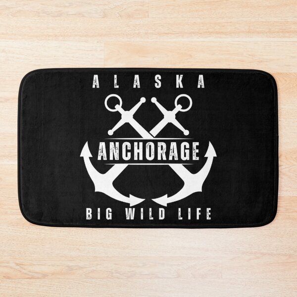Item preview, Alaska Anchorage Big wild life | white font designed and sold by GediaPrints.