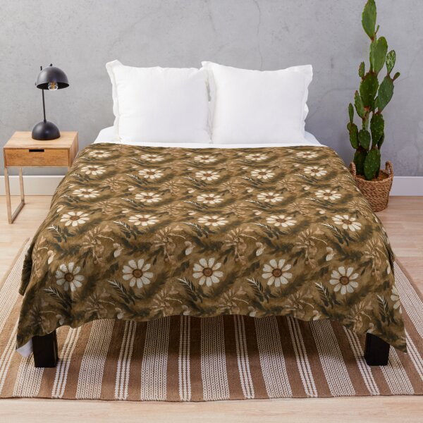 Item preview, Autumnal Foliage in Batik Style with Flowers designed and sold by SamJanner.