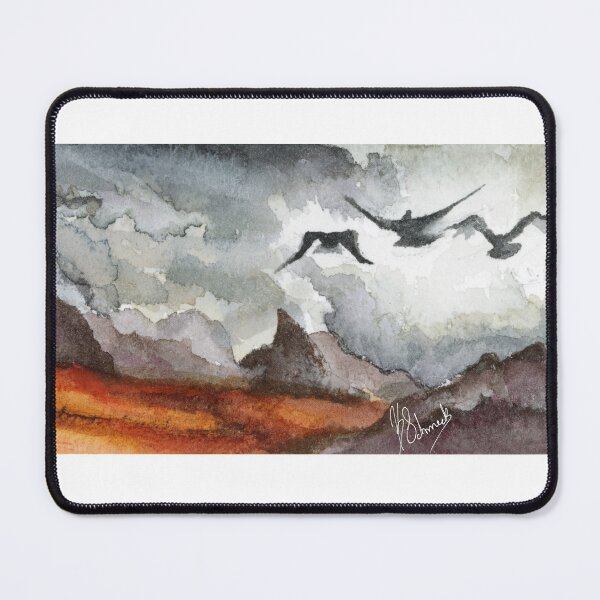 Item preview, The Eagles to the Rescue, LOTR inspired Watercolor Print designed and sold by SchmeckStudio.