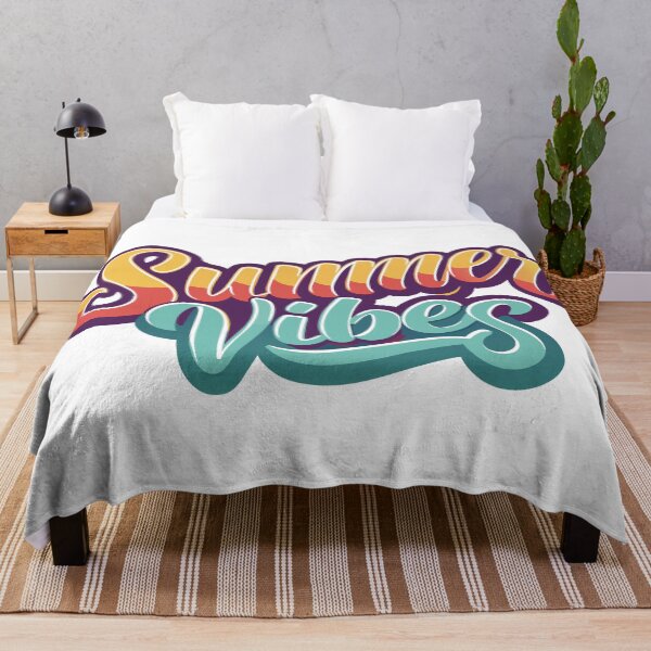 Item preview, Summer Vibes written in colorful letters designed and sold by Design Etstore.