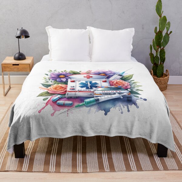 Item preview, "Floral Ambulance – Celebrating Nurse Life" designed and sold by artedigital99.