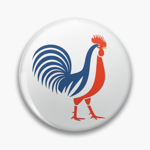 Item preview, French Rooster: Pride in Tricolor Feathers designed and sold by Migue Design.