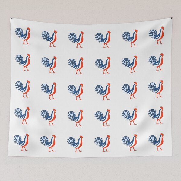 Item preview, French Rooster: Pride in Tricolor Feathers designed and sold by Migue Design.