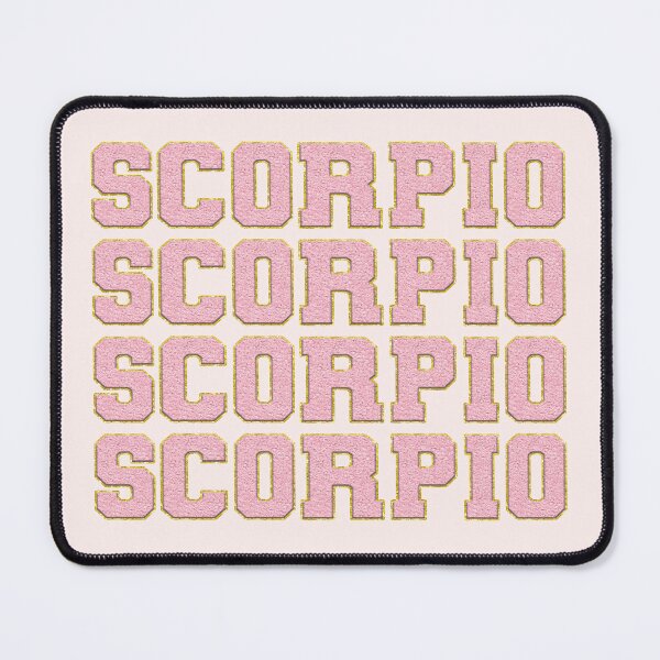Item preview, Scorpio Preppy Letter Patch Zodiac Sign designed and sold by Creative Brat Design Studio.