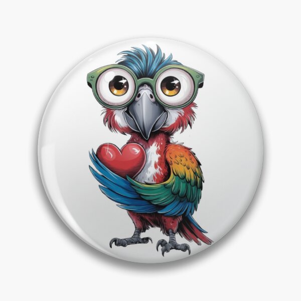 Item preview, Anthropomorphic Hipster Parrot Sketch Art designed and sold by StyleSwitch.