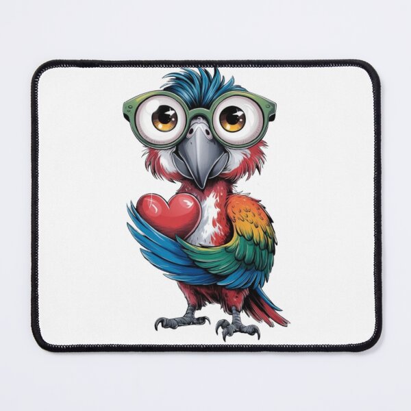 Item preview, Anthropomorphic Hipster Parrot Sketch Art designed and sold by StyleSwitch.