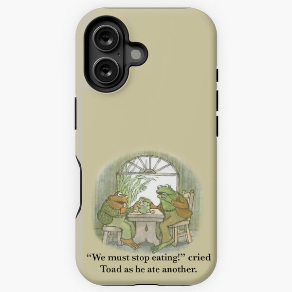 Item preview, Frog and Toad Eating Cookies designed and sold by PoeTatoes.