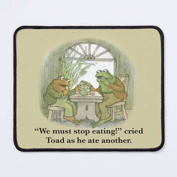 Item preview, Frog and Toad Eating Cookies designed and sold by PoeTatoes.