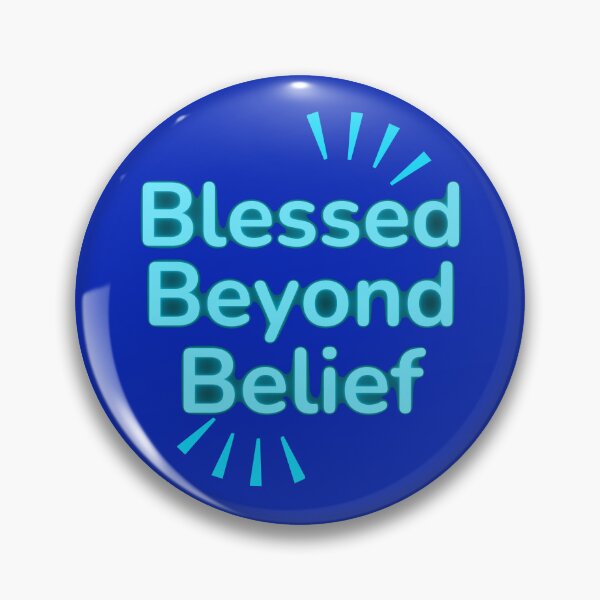 Item preview, Radiant Positivity: "Blessed Beyond Belief" Neon Inspiration for Positive Vibes designed and sold by AlphaBetulia.